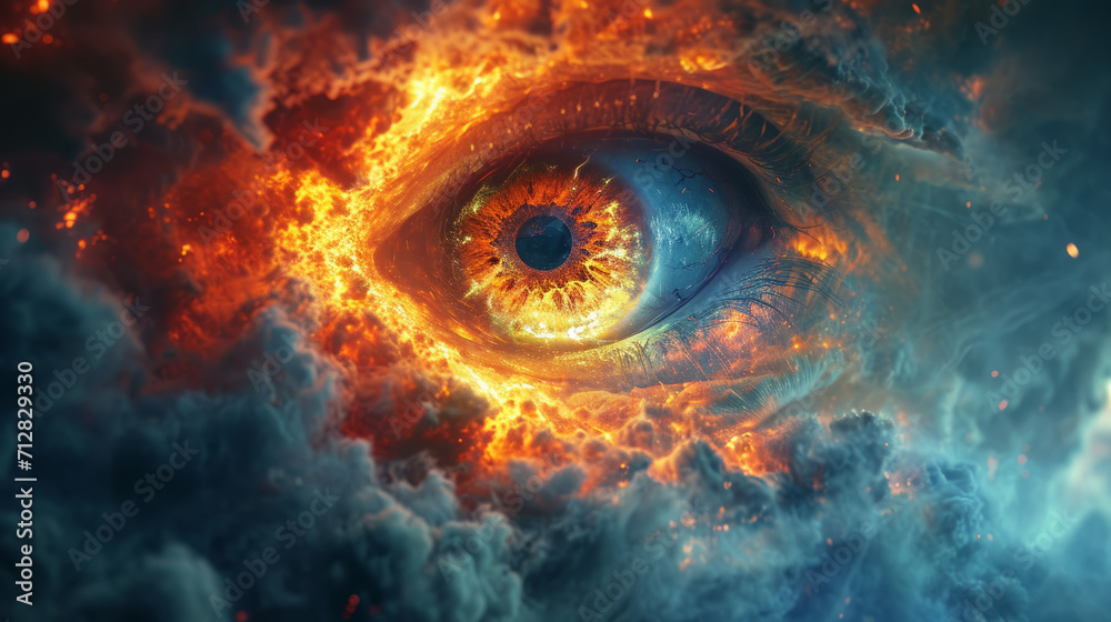 Beautiful eye in space. Beautiful eye in space.