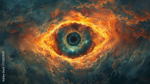 Beautiful eye in space.
