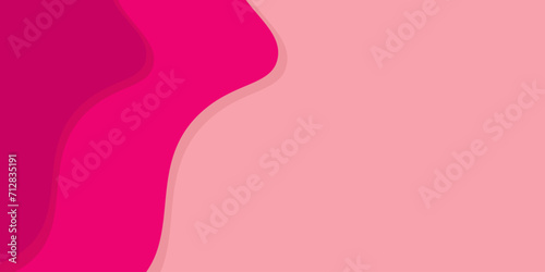 Abstract fluid shapes composition. Modern pink wave background.Effect paper cut.