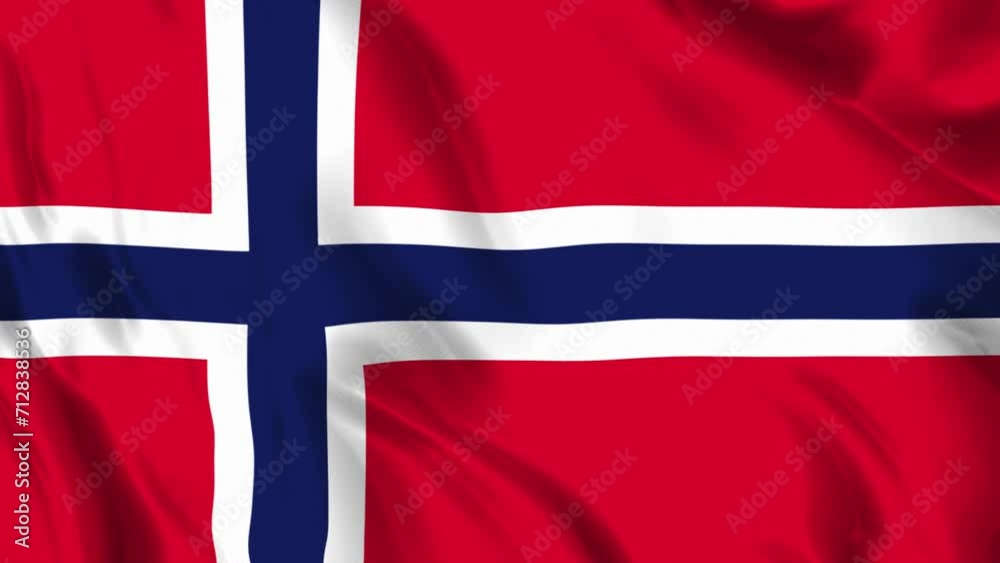 Norway Flag Loop Norway Flag Loop
