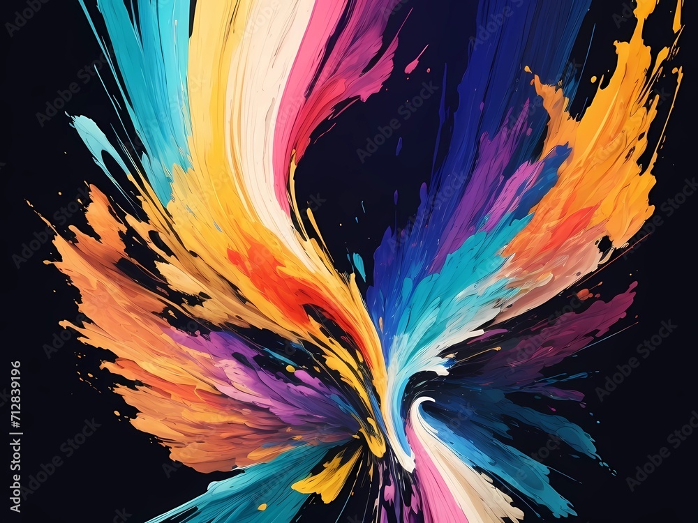 Obraz premium Emotional Brush Strokes