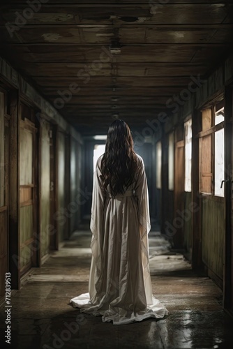 AI generated GHost in the hall way