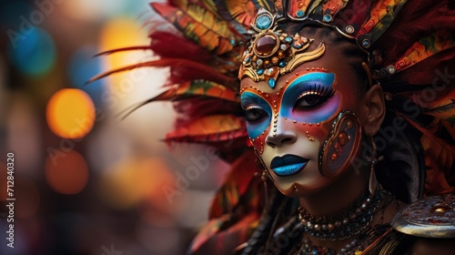 Carnival background , photography - generative ai © Nia™
