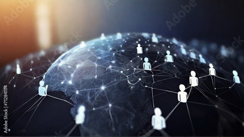 Human resource management and global Social network connection, Network community, Relationship Management, with a global structure, Social network Service