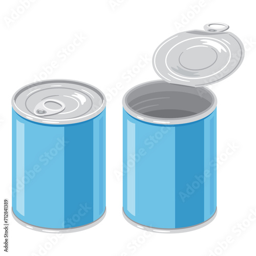 缶詰と空の缶詰セット　プルタブあり