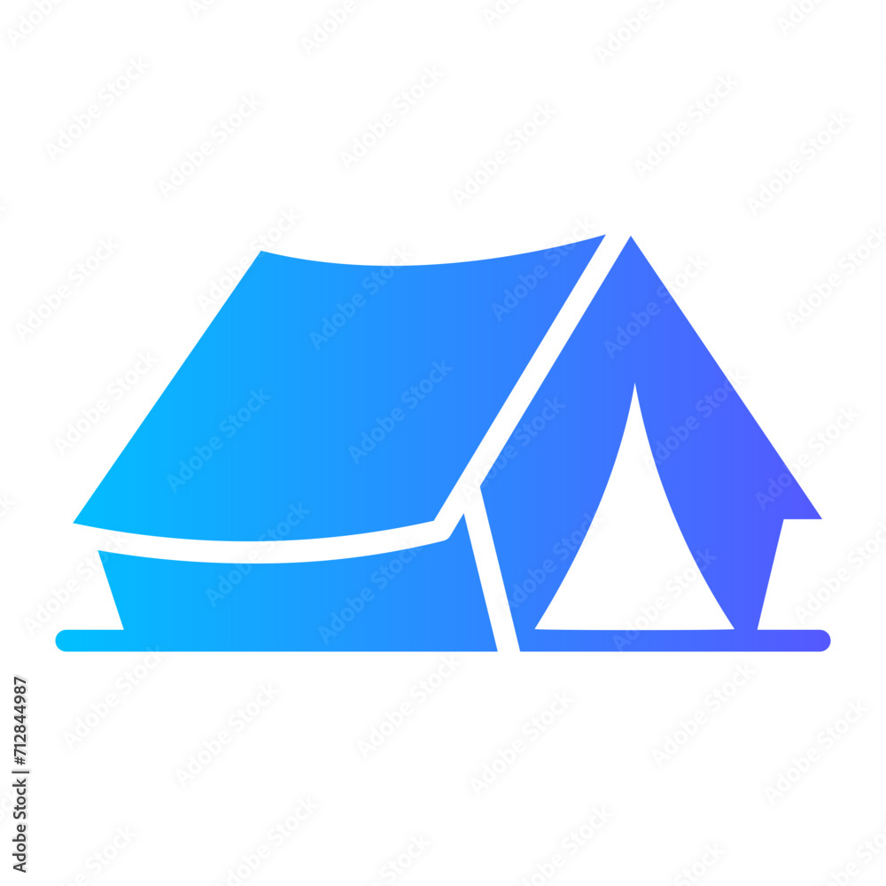 tent Gradient icon tent Gradient icon