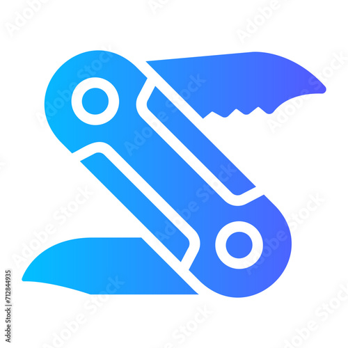 pocket knife Gradient icon