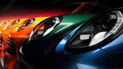 Adaptive headlights for improved visibility solid color background © Niki