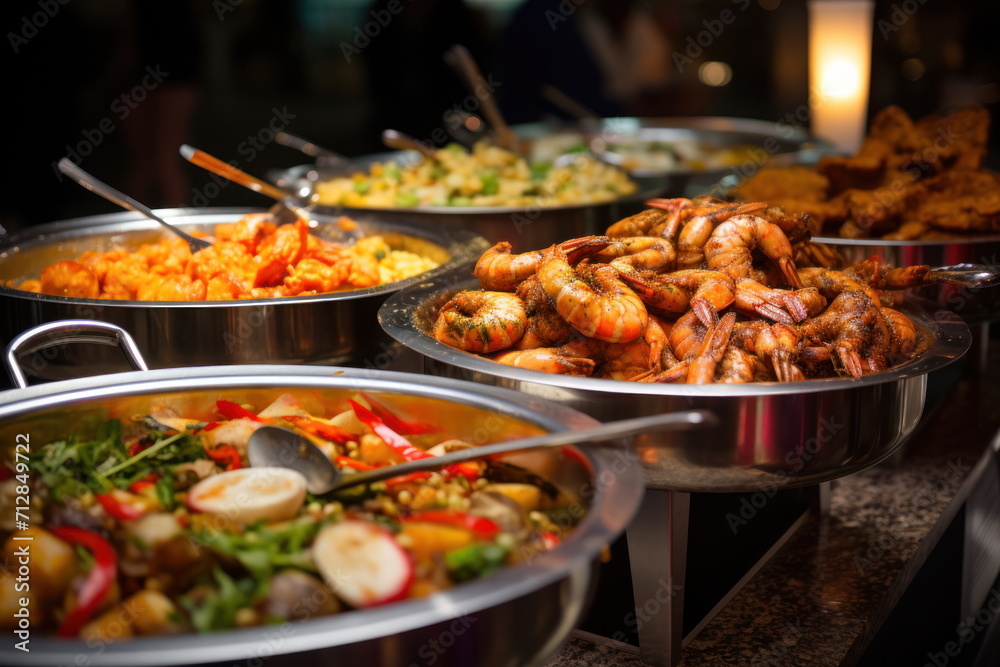 Buffet food catering food party at restaurant Buffet food catering food party at restaurant