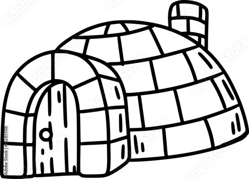 Igloo Doodle Element