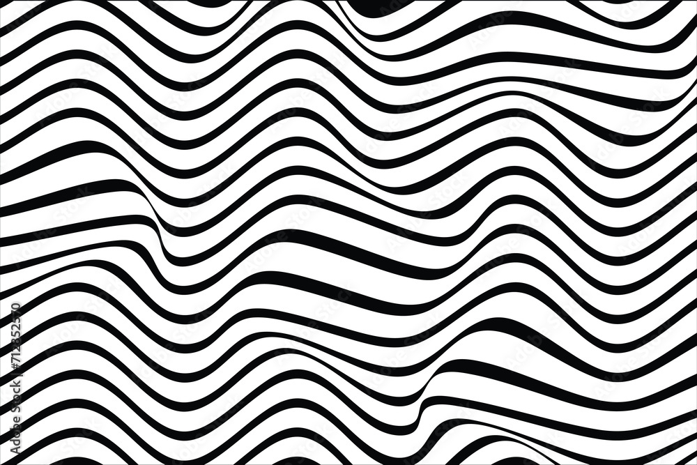 Abstract curved wavy lines pattern vector illustration. Abstract curved wavy lines pattern vector illustration.
