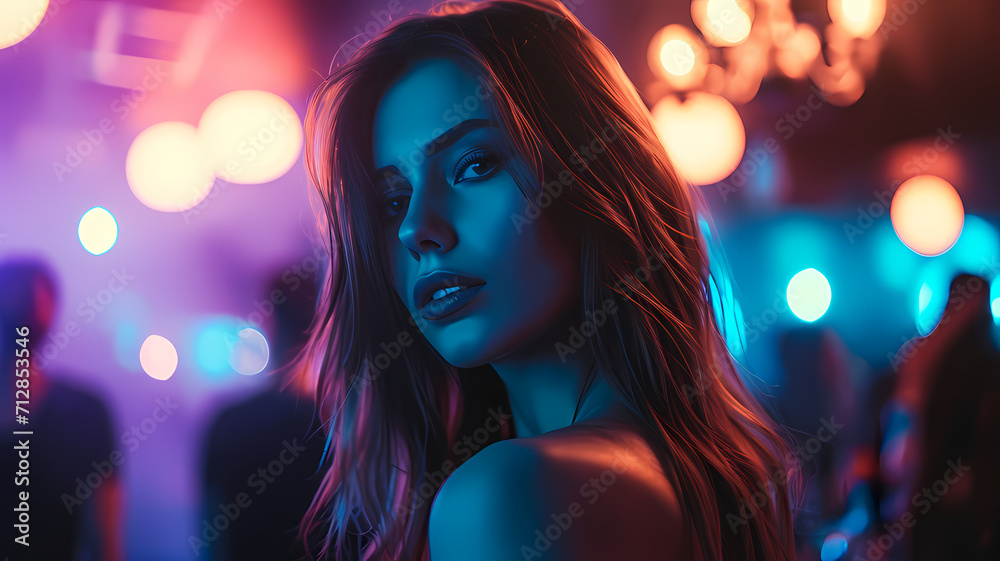 woman at a night club for a fun night out