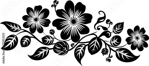 flowers isolated background