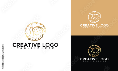 Mascot icon illustration of a pangolin also known as scaly anteater, a mammal covered in hard protective scales made of keratin, curled or curling on isolated background in retro style.