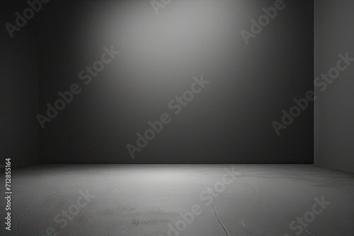 A simple studio background. Color Scheme is neutral middle key grey silver