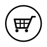 checkout shopping cart icon vector