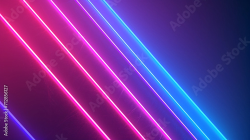 Abstract background stage show fashion style retro, space empty tunnel corridor lighting neon blue red rendering