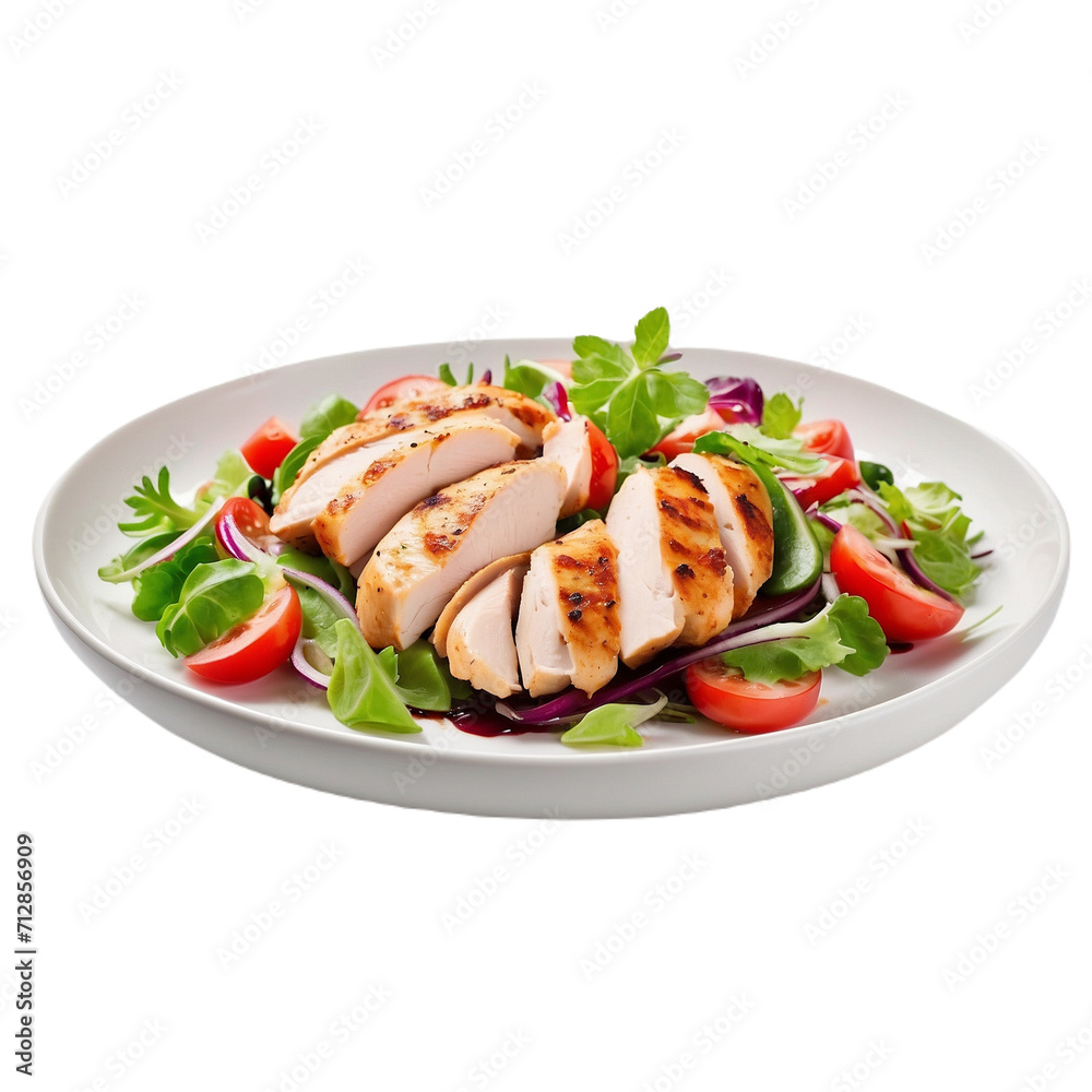 Top-down view of a ketogenic diet dish in a captivating still life arrangement, Overhead shot of a beautifully presented keto-friendly meal