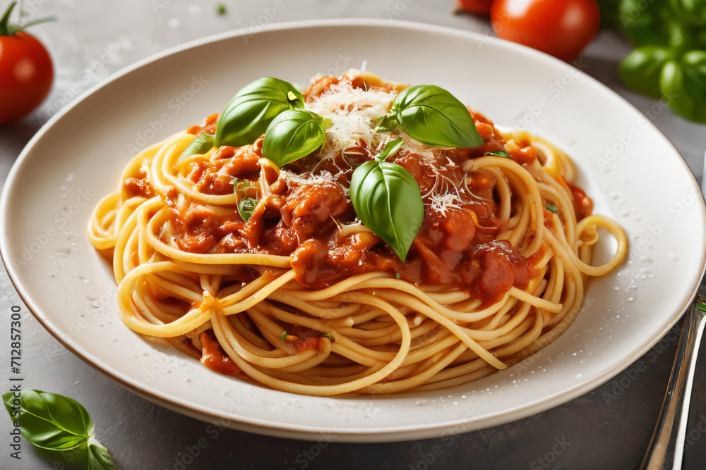 pasta with tomato sauce