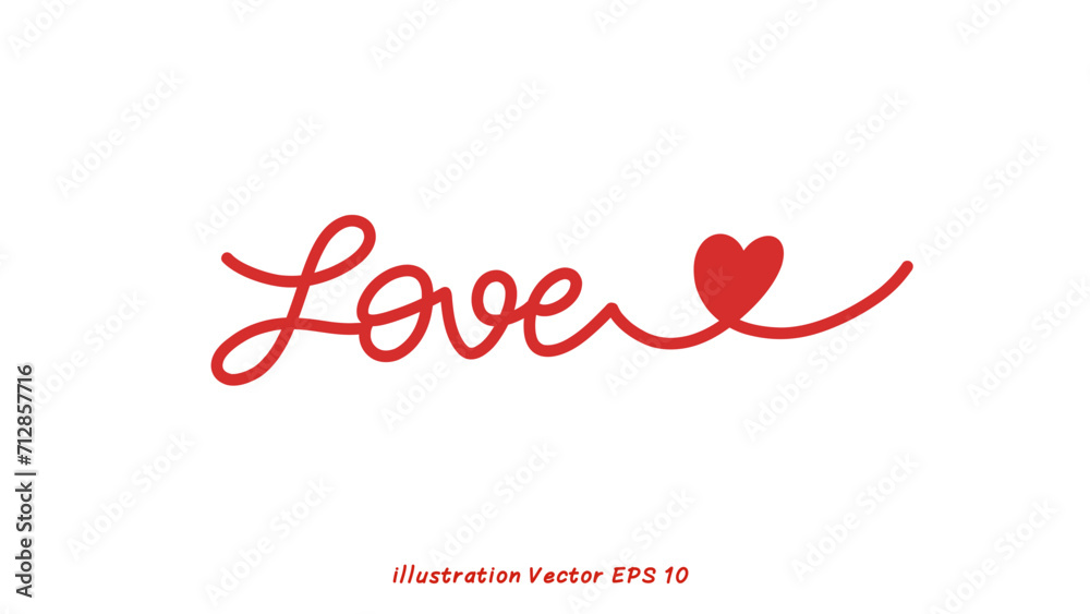 Love Handwritten ink lettering , Vector calligraphy and lettering illustration isolated on a white background ,Vector illustration EPS 10 Love Handwritten ink lettering , Vector calligraphy and lettering illustration isolated on a white background ,Vector illustration EPS 10