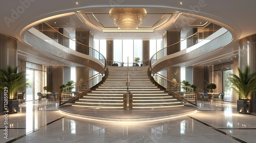 Luxury Hotel Lobby © Ariestia