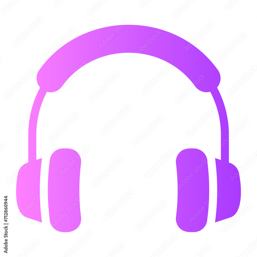 headphones Gradient icon headphones Gradient icon
