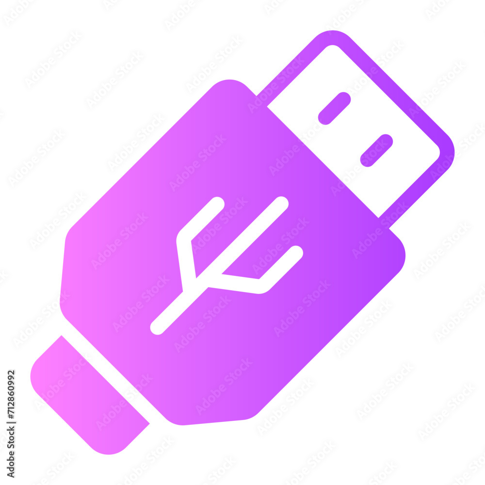 usb Gradient icon usb Gradient icon