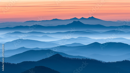 Ethereal Sunrise Embrace  Majesty Mountains