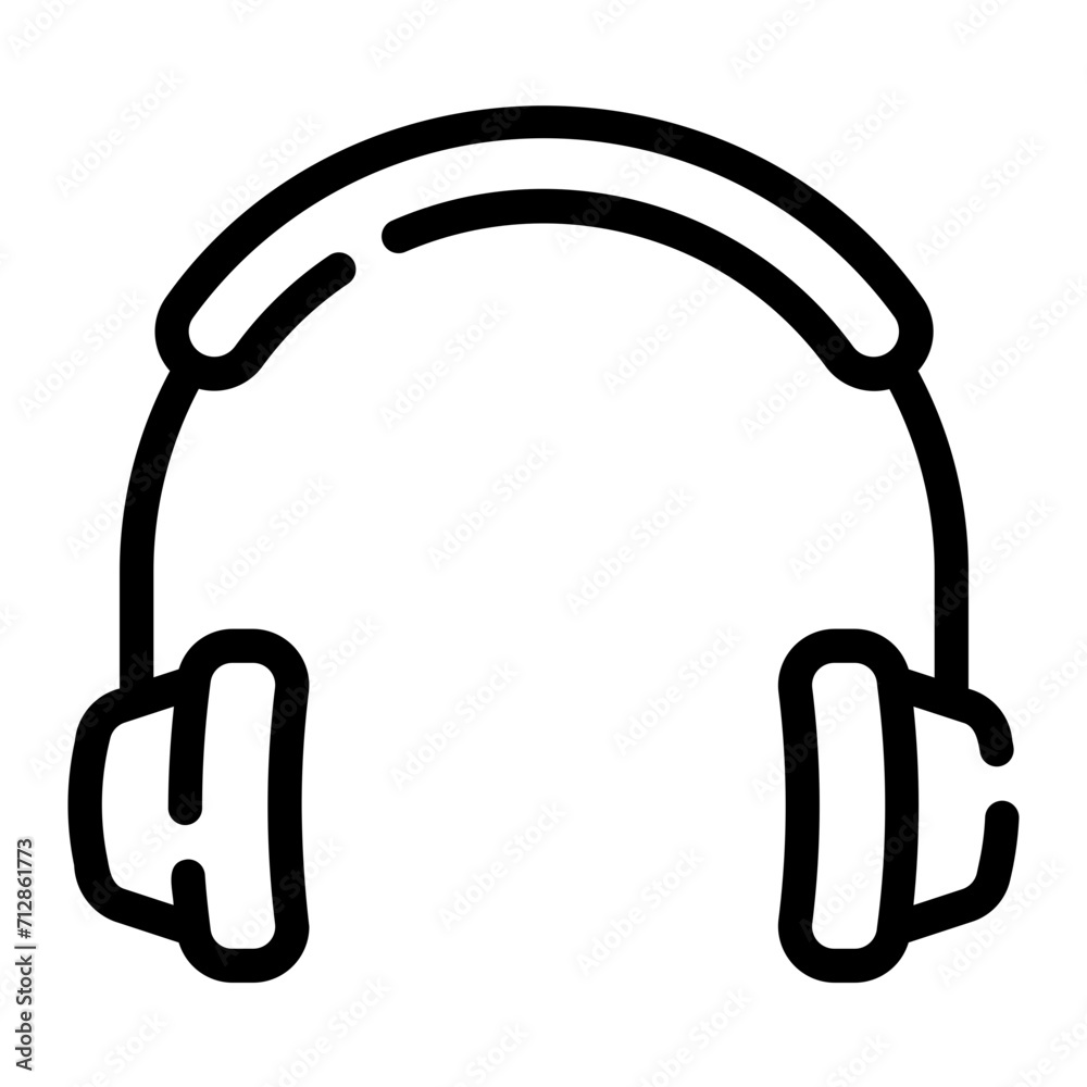 headphones Line Icon headphones Line Icon