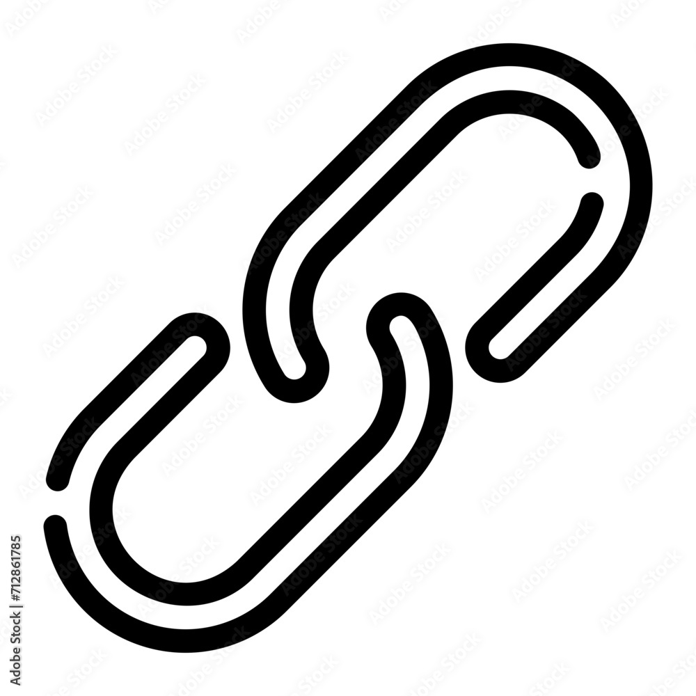 hyperlinks Line Icon hyperlinks Line Icon
