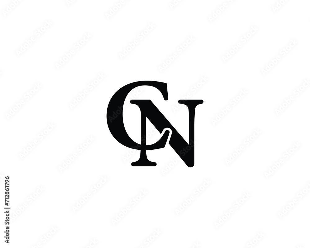CN Logo design vector template CN Logo design vector template