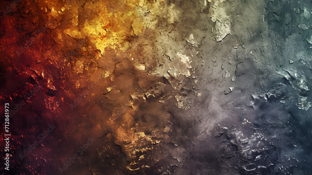 An intimate glimpse of nature's resilient beauty, captured within the textured details of a weathered wall An intimate glimpse of nature's resilient beauty, captured within the textured details of a weathered wall
