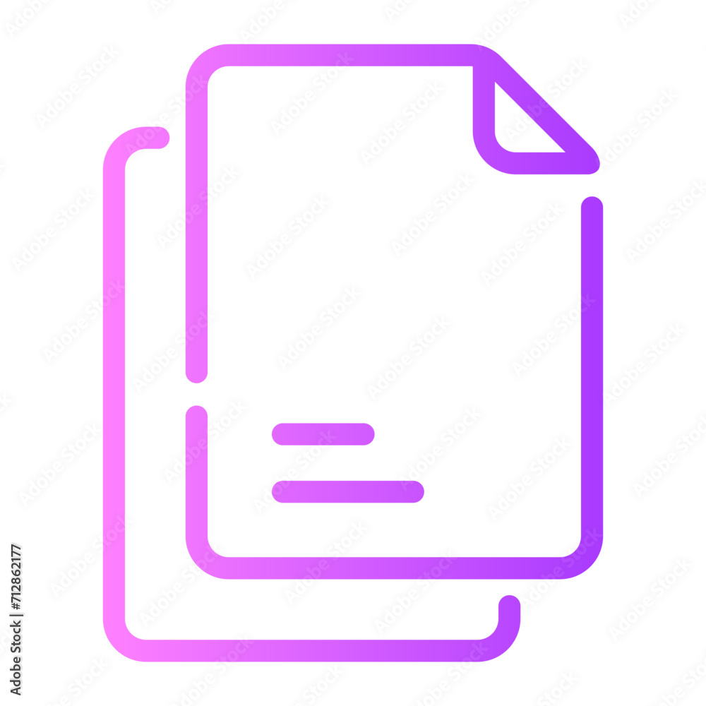 file Line Gradient Icon file Line Gradient Icon