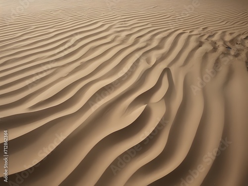 Golden Sand Dunes: Nature’s Artistry Captured in a Stunning Desert Landscape © Ravindu