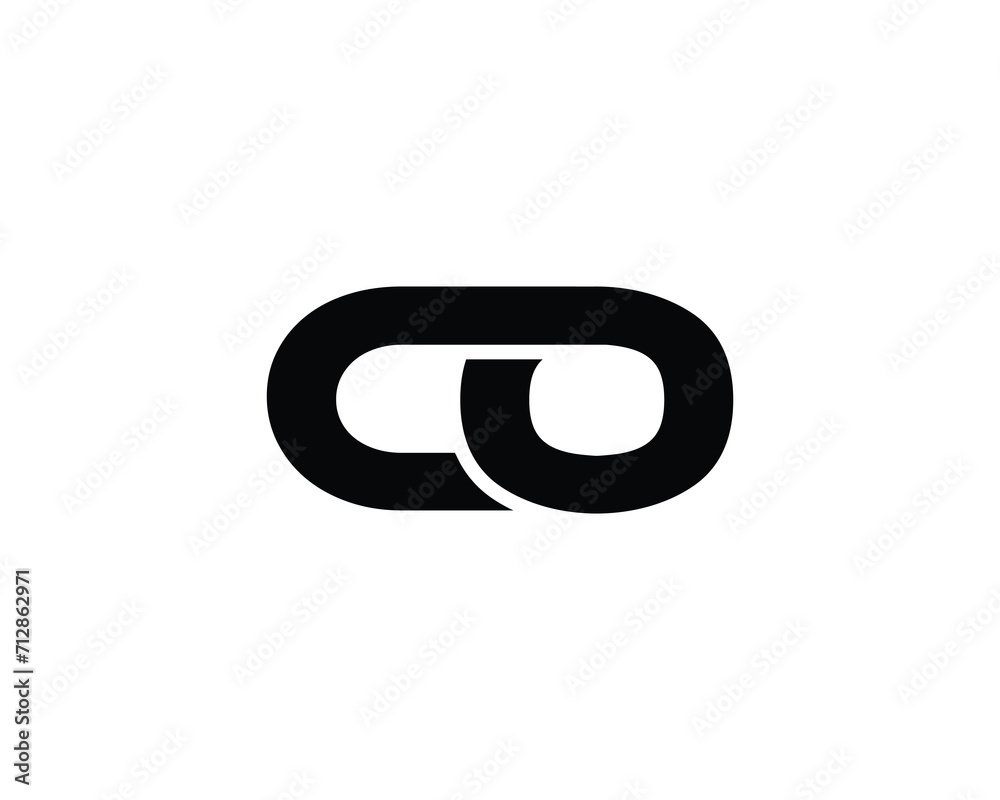 CO Logo design vector template CO Logo design vector template