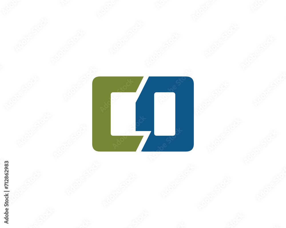 CO Logo design vector template CO Logo design vector template