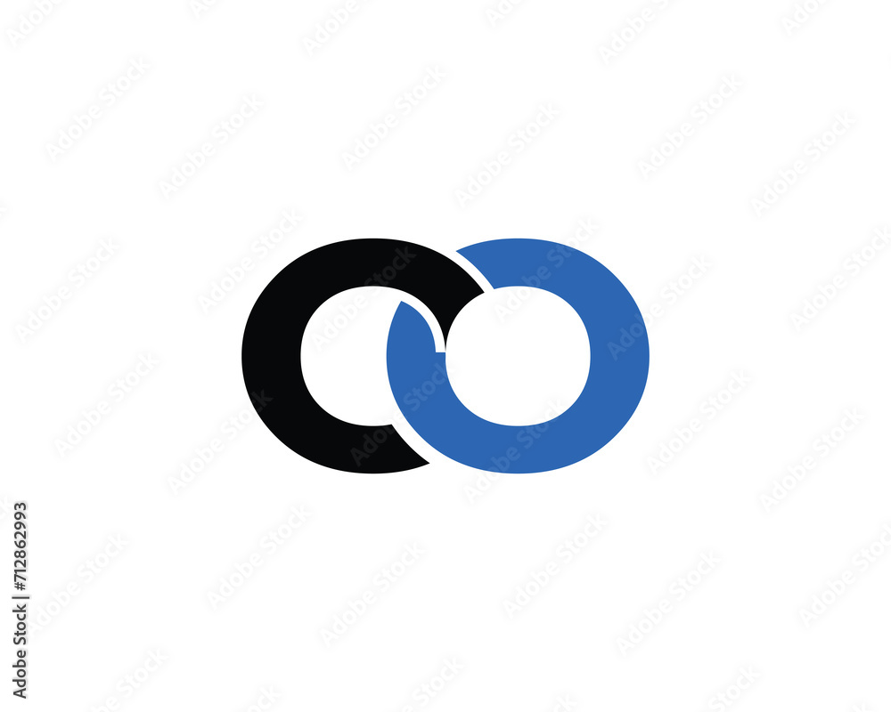 CO Logo design vector template CO Logo design vector template