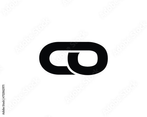 CO Logo design vector template