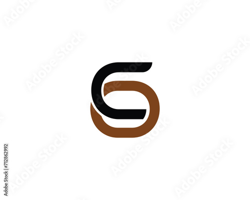 CO OC Logo design vector template
