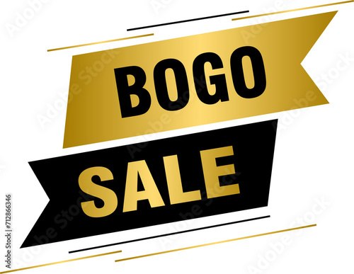Bogo sale promotion, sale banner