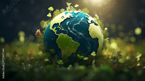 World environment day concept ecology protection environment, environmental protection background