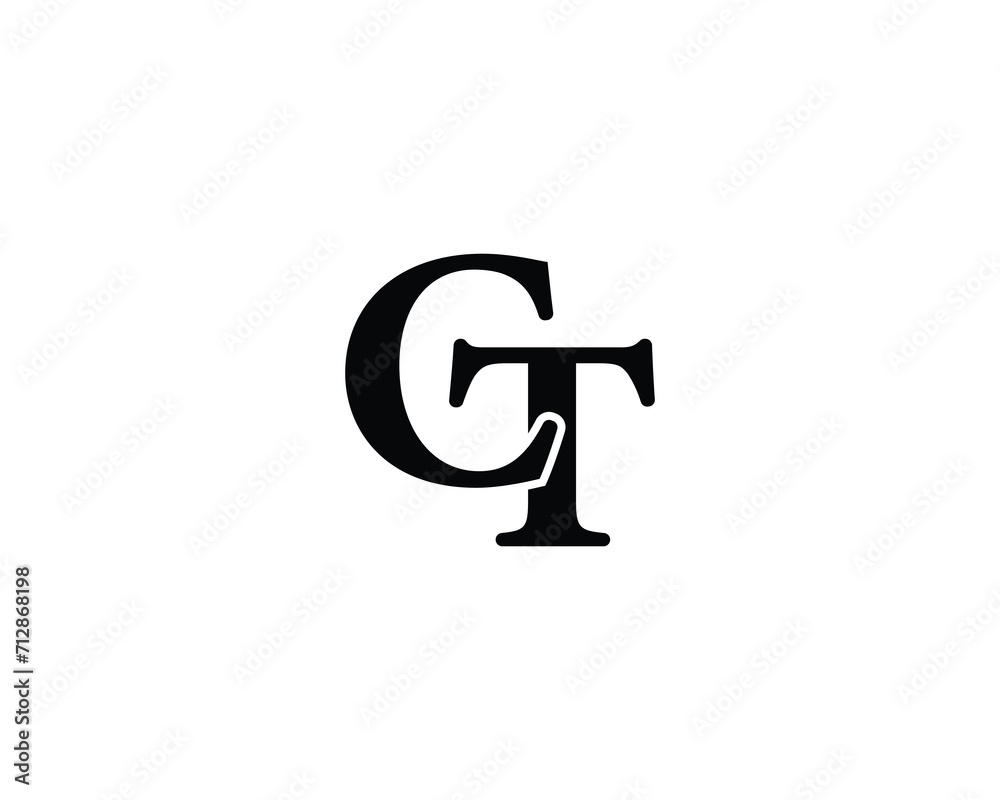 CT Logo design vector template CT Logo design vector template