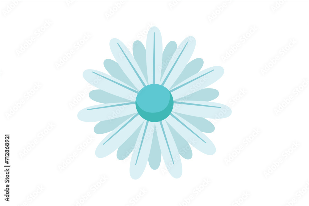 Blue Flower Decor Sticker Design Blue Flower Decor Sticker Design