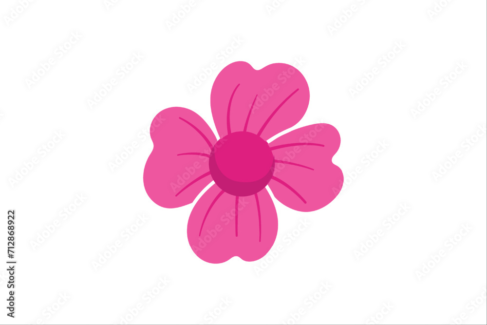 Pink Flower Decor Sticker Design Pink Flower Decor Sticker Design