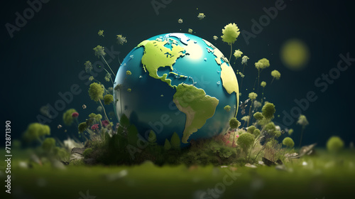 World environment day concept ecology protection environment, environmental protection background