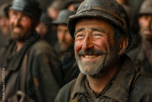 Industrial Revolution Delight - Radiant Faces of 19th Century Workers © Venka