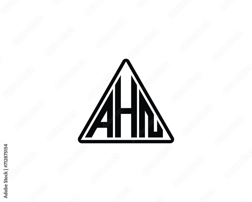 AHN Logo design vector template AHN Logo design vector template