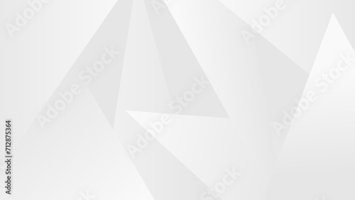 Minimalist elegant background in gray and white colors. Vector illustration with simple gradient. Clear background with curve and geometric abstract patterns. 