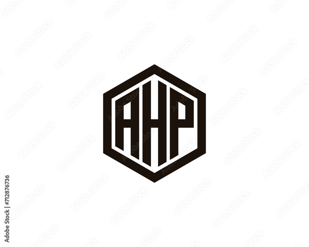 AHP Logo design vector template AHP Logo design vector template