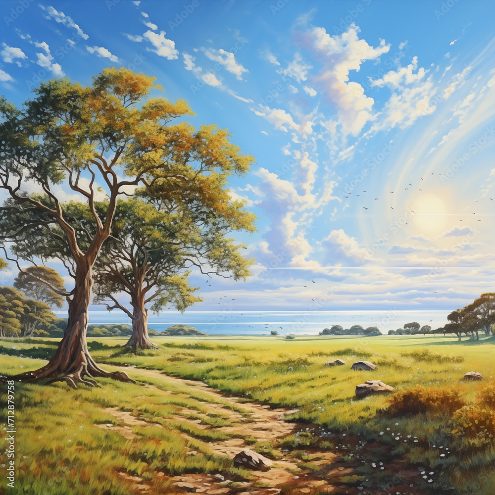 Beautiful plains and fields Beautiful plains and fields